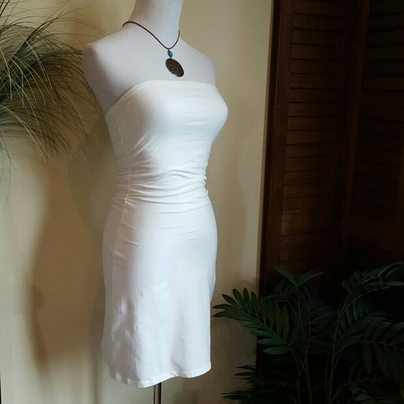 VS Strapless White Bra Top Dress