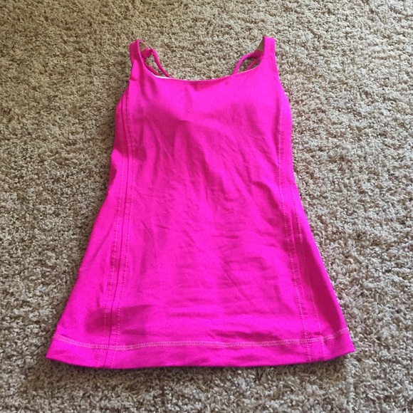 Lulu Lemon Hot Pink Tank - Picture 1 of 2