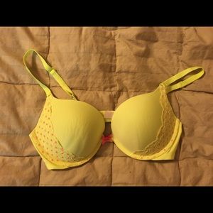 Yellow and Pink Bra