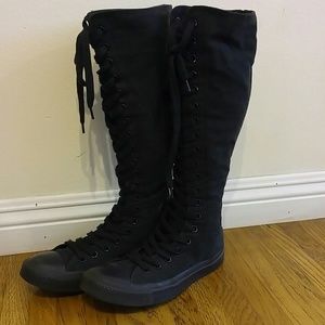 Converse High Knee Boots