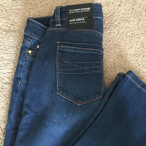 WHBM slim ankle jeans, size 0