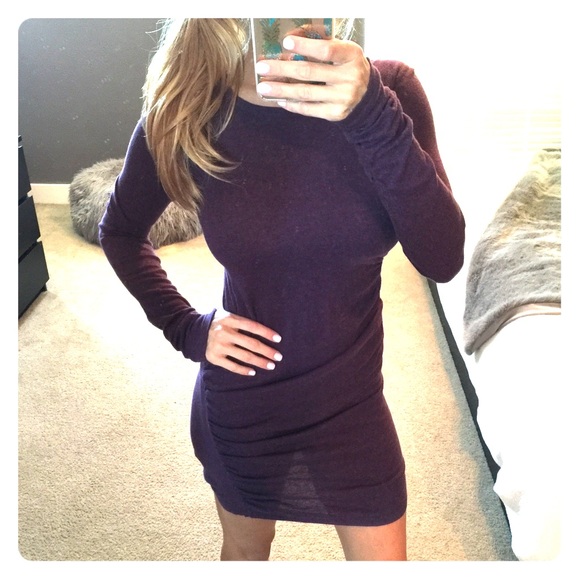 ❌SOLD to my Sister❌Plum Sweater Dress! 🍂🍁