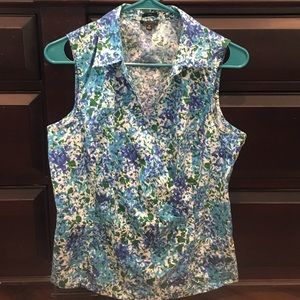 Talbots sleeveless blouse
