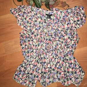 Cute floral H M top