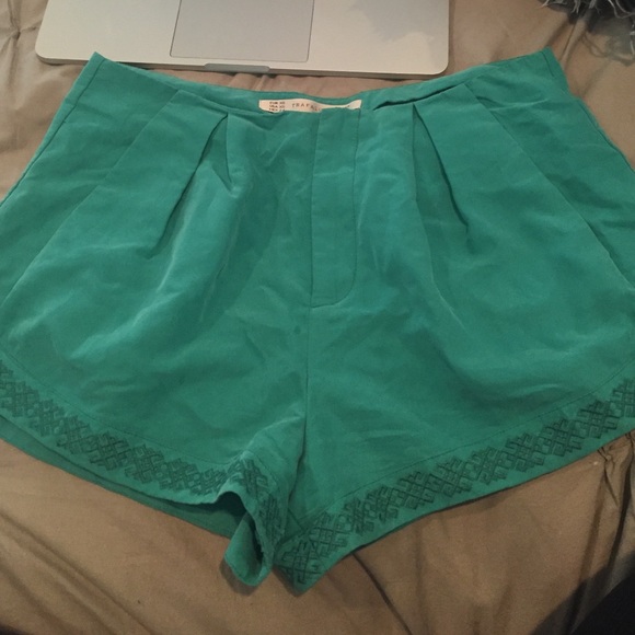 Zara suede shorts