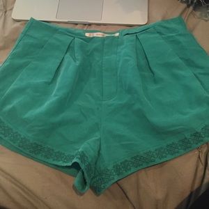 Zara suede shorts