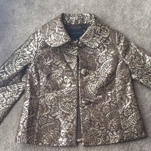 Banana Republic brown and gold jacket