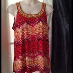 *BOHO/TRIBAL* beaded tank
