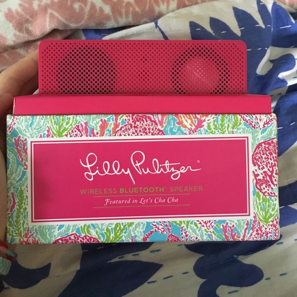 Lilly Pulitzer speaker.