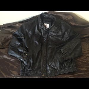 Misty Harbor Originals Black Leather Coat