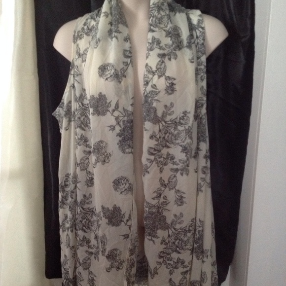 Long light weight sheer vest