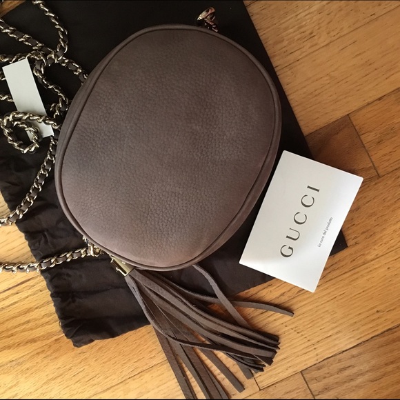SOLD // Gucci Suede Mini Crossbody - Picture 3 of 4