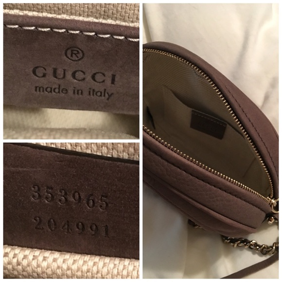 SOLD // Gucci Suede Mini Crossbody - Picture 4 of 4