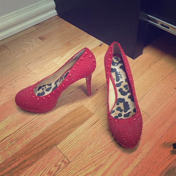 Gianni bini red high heels