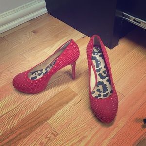 Gianni bini red high heels
