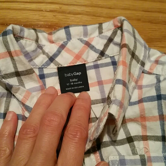 Long sleeve button down onsie - Picture 3 of 4