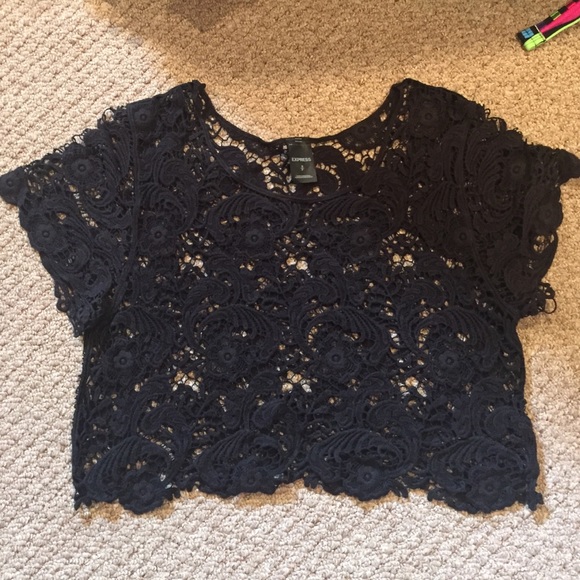 Express Lace Crop Top