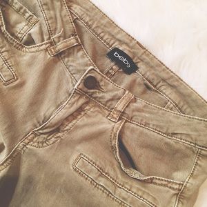 BEBE cargo khakis