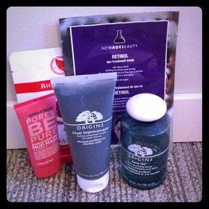 Origins Full Size Toner & Charcoal Mask + BONUS