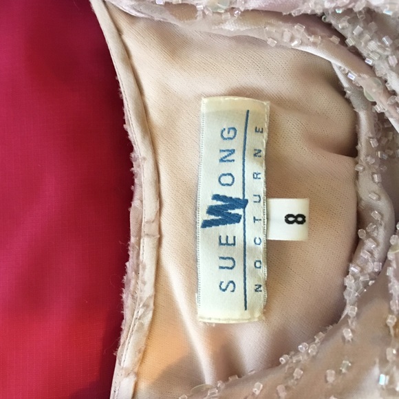 Sue Wong Gown with Shawl - Picture 1 of 4