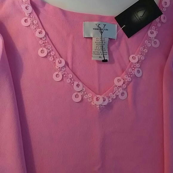 Gorgerous Brilliant pink Rayon/Nylon knit