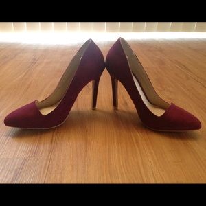 Suede Heels