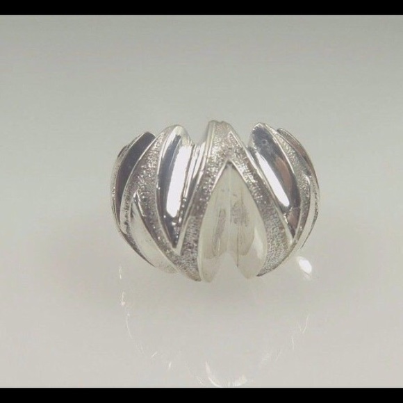 Sterling Silver Vintage Women's Zig Zag Ring