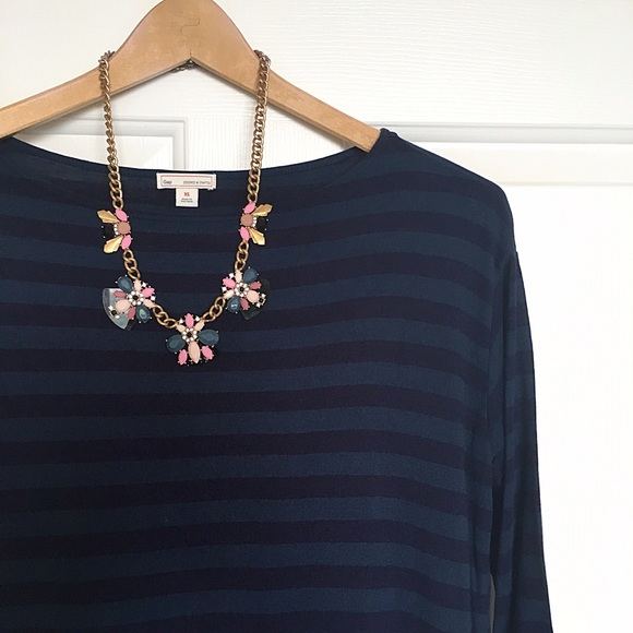 Striped Boatneck Top