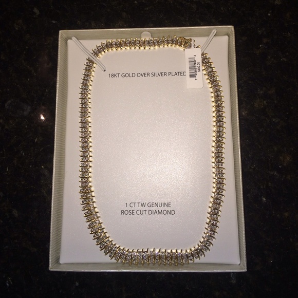 18kt gold over silver necklace