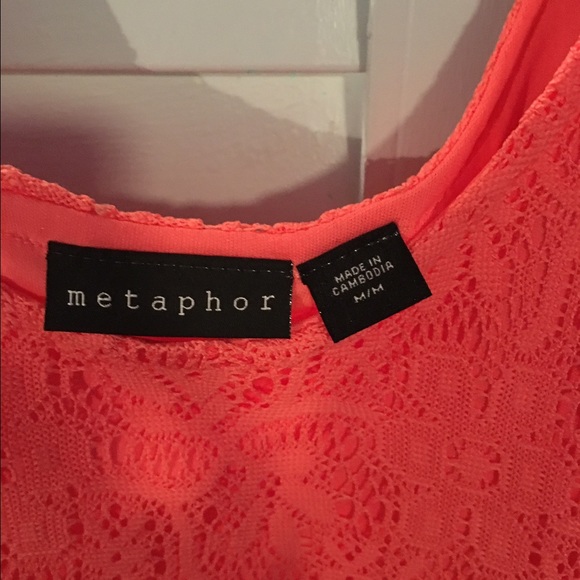 Coral summer dress - Picture 3 of 3