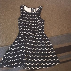 Mini black and white dress from H&M