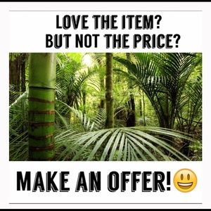 I accept reasonable offers!