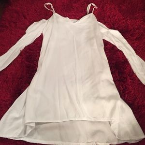 White off the shoulder dress