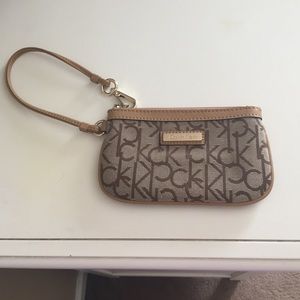 100% authentic Calvin Klein wristlet