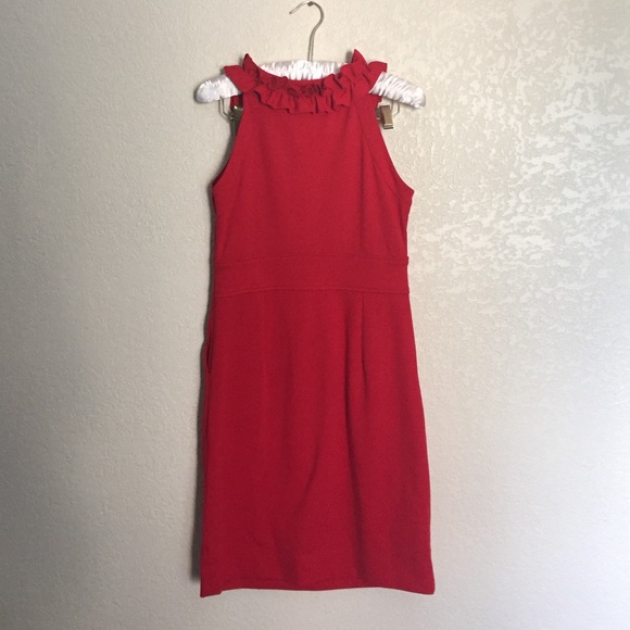 Red cocktail dress. Comfy with pockets! - Picture 2 of 2