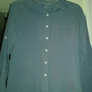 Chambray like button down