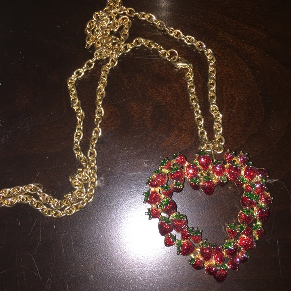 Juicy couture strawberry necklace