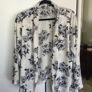 Silky oversized cardigan