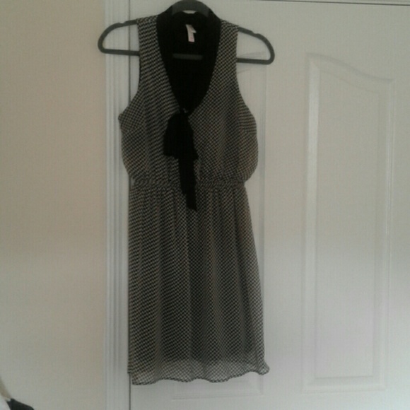 Tie front dress