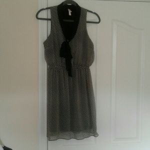 Tie front dress
