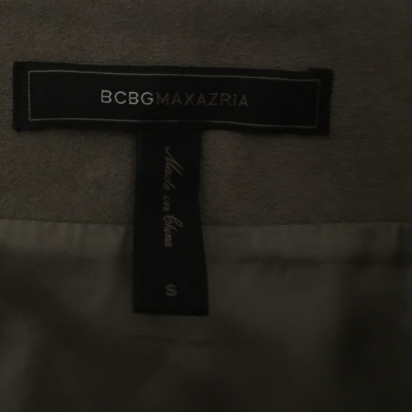 BCBG Lovely mocha / tan faux suede skirt - Picture 3 of 4