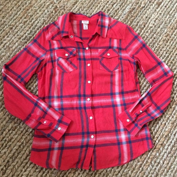 Mossimo Plaid Button Down Shirt