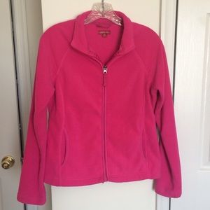 Fusia Pink Fleece Jacket