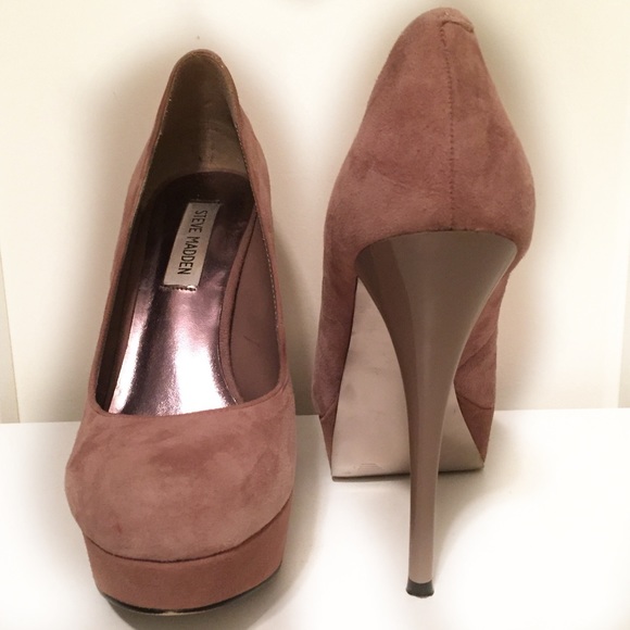 Steve Madden Suede Heels - Picture 4 of 6