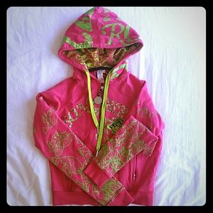 Pepe Jeans London zip front hoodie