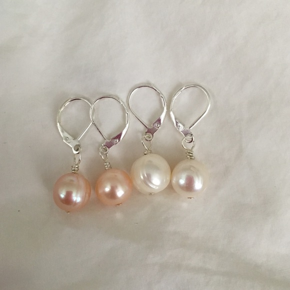 Pearl earrings