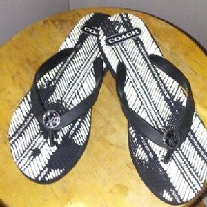 Coach flip flops
