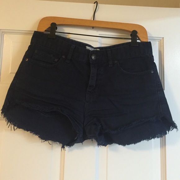Free people denim shorts