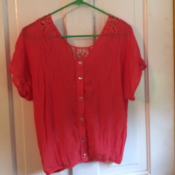 Coral Short Sleeved Shirt
