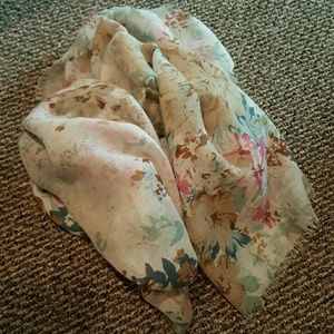 Floral scarf